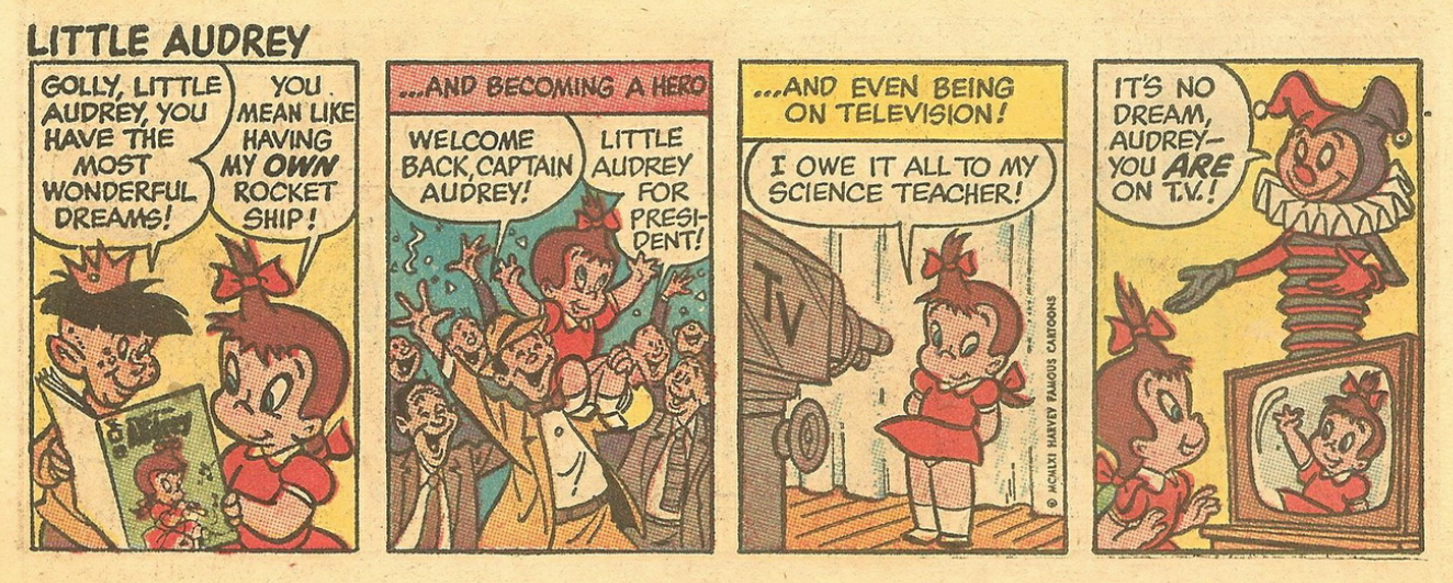 Little Audrey Advertorial | Harvey Comics Wiki | Fandom