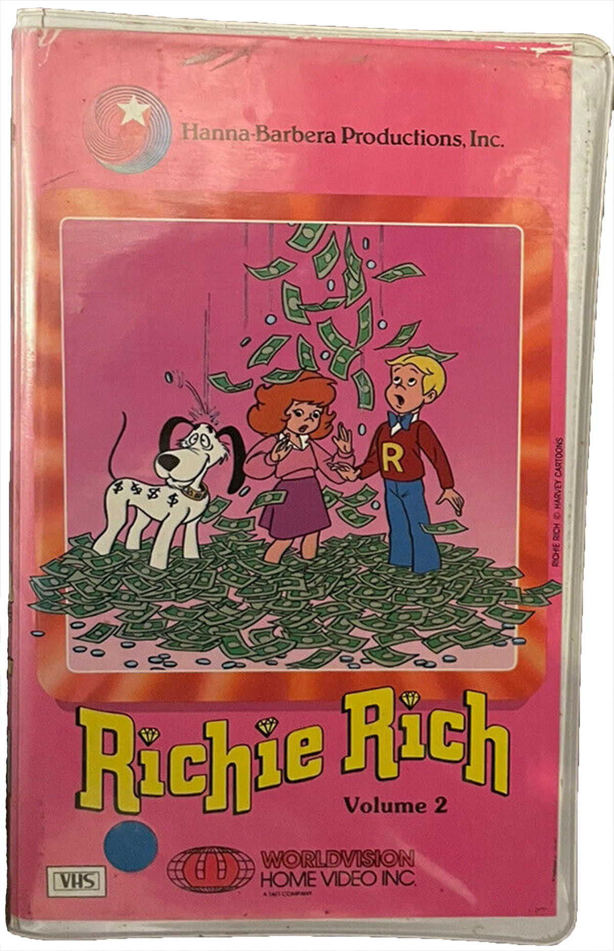 Worldvision - Richie Rich - Volume 2 (Pink Cover) VHS | Harvey 