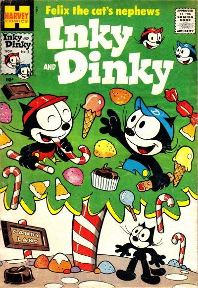 Felix's Nephews Inky & Dinky Vol 1 2 | Harvey Comics Database Wiki