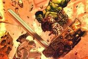 Planet Hulk Hulk vs Silver Surfer