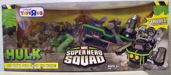 Marvel Super Hero Squad Variant HULK Punching Ground from Brawl Shook World Set