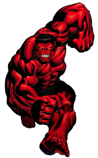 Hulk Versus Red Hulk Marvel Superhero Commission [Process Drawing] — Steemit