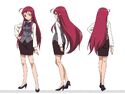 Character design for the Hataraku Mao-sama! anime
