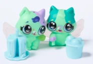 Teal Kittengale Twins (Common)