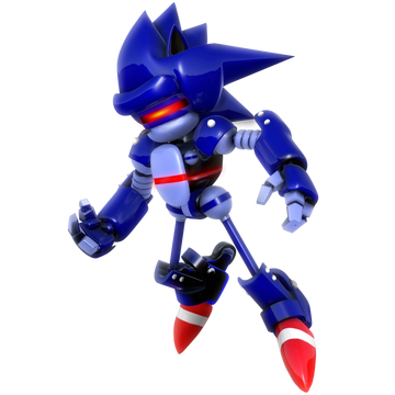 TROMAK on X: Here's a #lowpoly Mecha Sonic, from Sonic 3