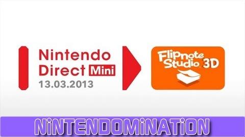 Nintendo Direct Mini 13.03.2013 - Flipnote Studio 3D - EURO announcement