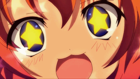 anime star eyes gif