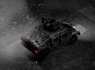 Back of the Military Humvee.