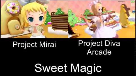 Project Mirai Sweet Magic PV Comparison 3DS Arcade