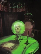 The original Madame Leota, as she appeared in stationary mode from 1969-2004
