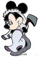 Pin of Minnie Mouse as Constance.