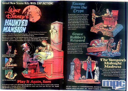 Walt Disney s Haunted Mansion model kits Haunted Mansion Wiki Fandom