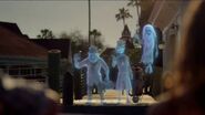 The Hitchhiking Ghosts appearing in a Walt Disney World commercial