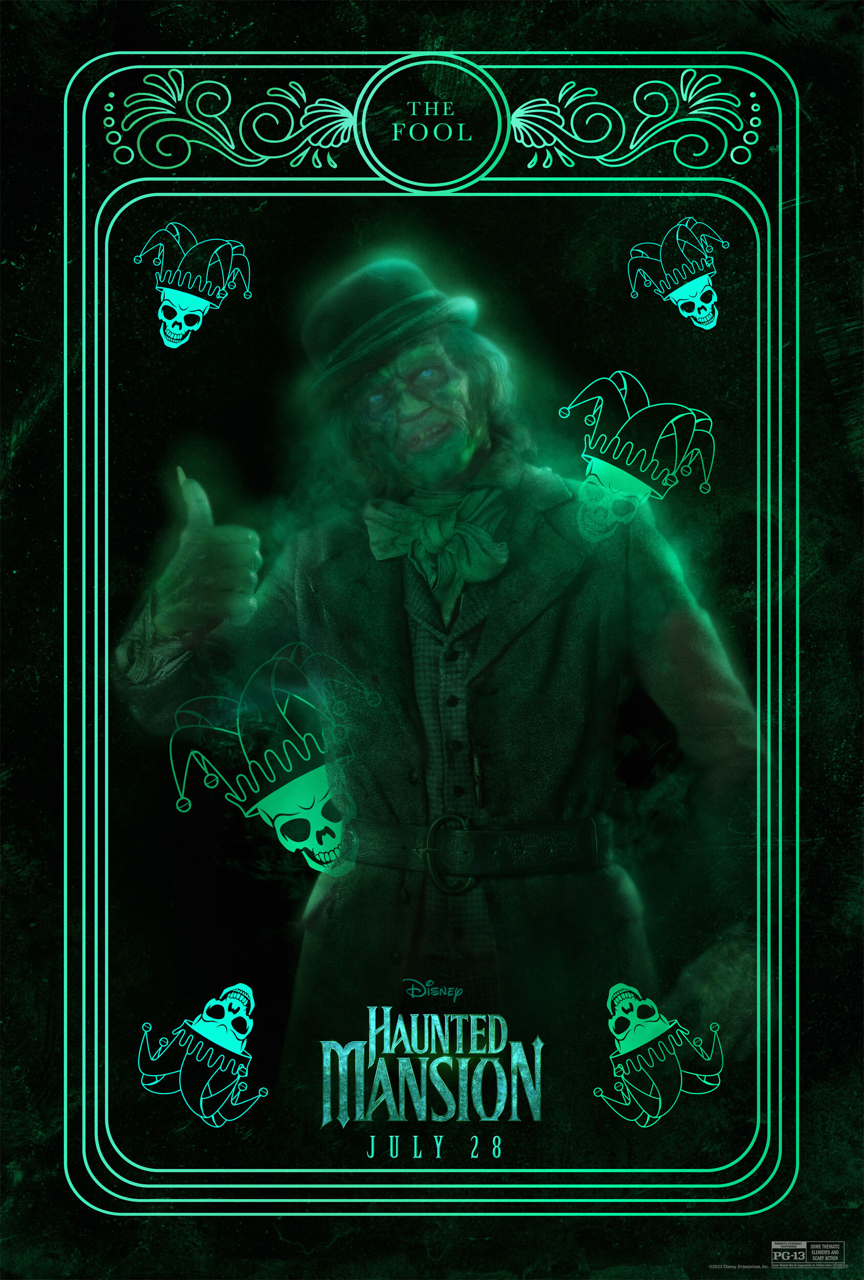  Vision Signs Haunted Mansion Hatbox Ghost Sticker