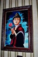 Abigale Patecleaver's portrait as seen in the Chicken Exit Hallway