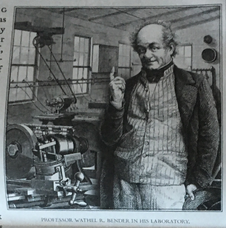 Professor Wathel R Bender in his Laboratory GG