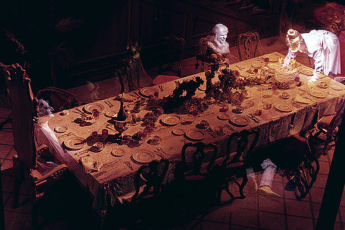 haunted house dining room