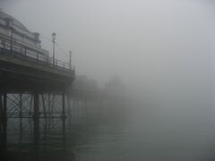 Foggy dock