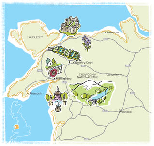 Hafan Y Mor Map North Wales | Haven Holidays Wiki | Fandom