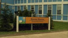 Haven Shore Elementary sign