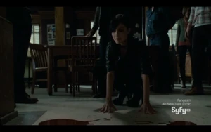 Jordan uses her Trouble on the blood.
