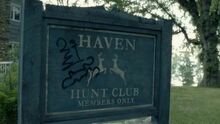 Haven Hunt Club Sign