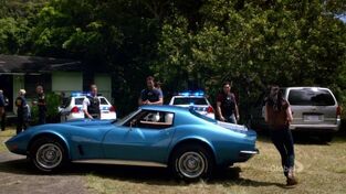 Catherine Rollins's Blue 1973 Chevrolet Corvette (C3) Stingra