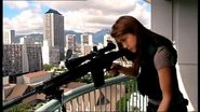 Kono manning her sniper rifle in the Hawaii Five-0 (season 2)/NCIS: Los Angeles (season 3) crossover episode, Pa Make Loa (Touch of Death).