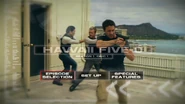 The Hawaii Five-0 Season 1 menu as seen on the Region 2 DVD.