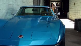 Catherine Rollins's Blue 1973 Chevrolet Corvette (C3) Stingra