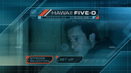 The Hawaii Five-0 Season 3 menu as seen on the Region 2 DVD.