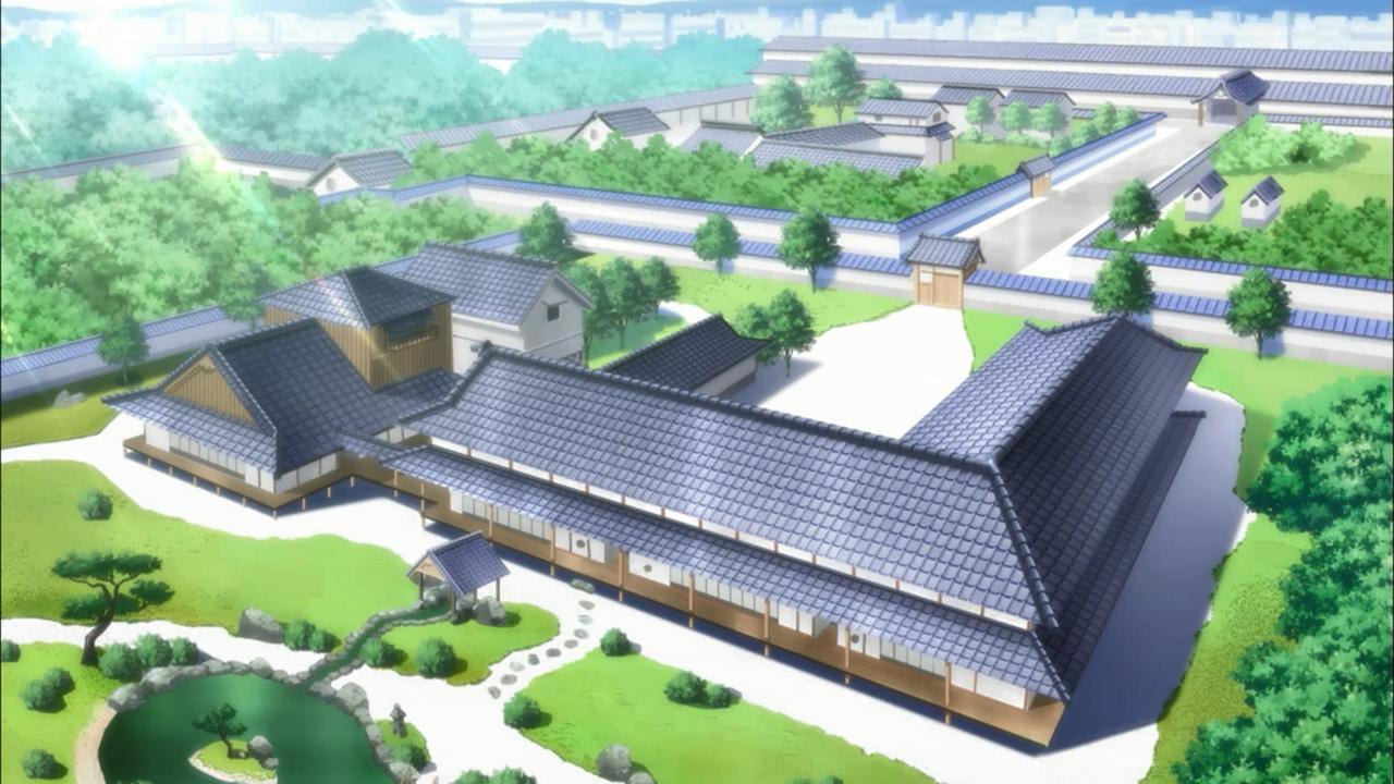 Building futsuno fantasy game cg nobody scenic, anime mansion HD wallpaper  | Pxfuel