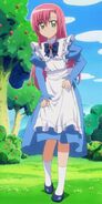 Hinagiku in Hayate's mixed-up story of Alice in Wonderland