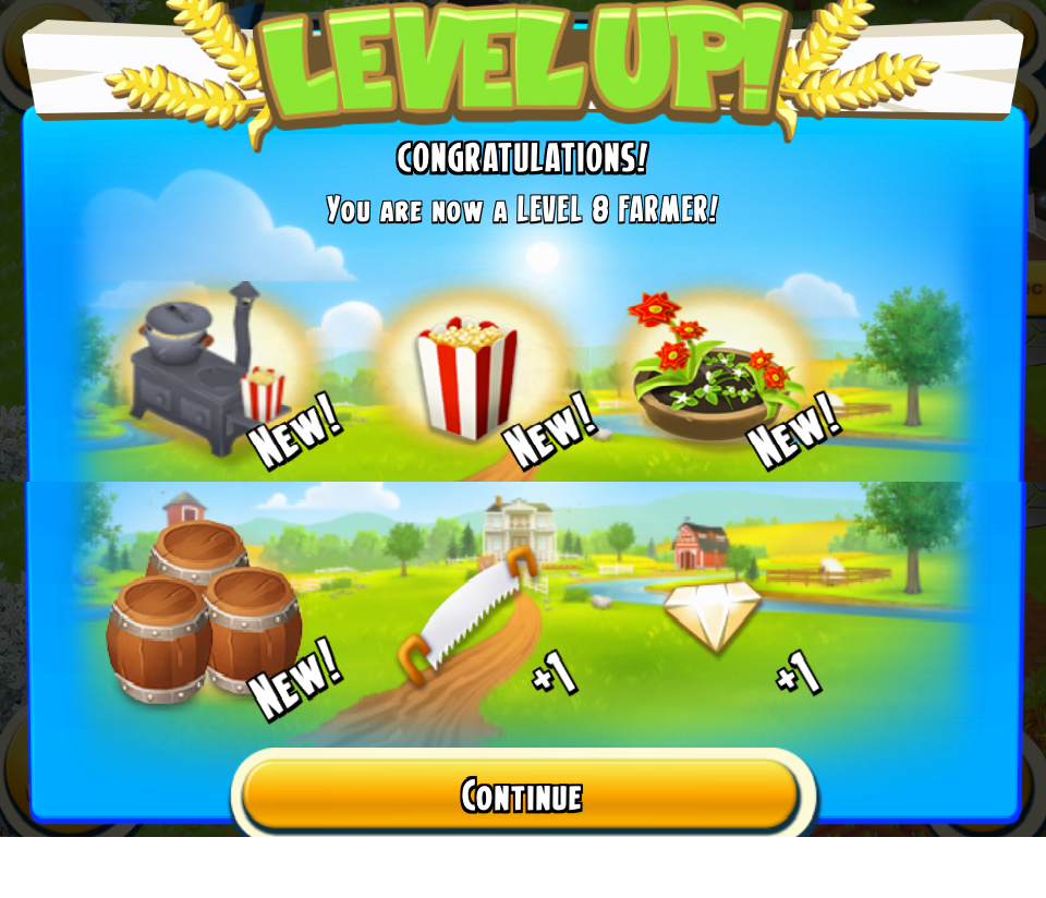 Experience Levels Levels 1 25 Hay Day Wiki Fandom