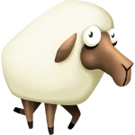 Овца идущая