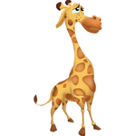 Yellow giraffe