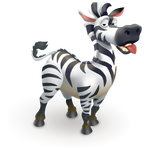Mohawk zebra