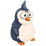 Blue penguin chick