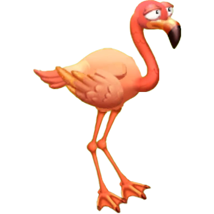 Красный фламинго