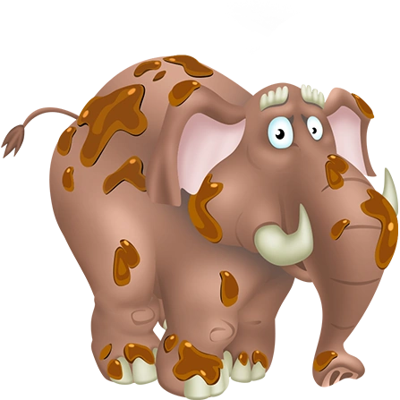 Коричневый слон