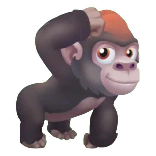 Детёныш коричневой гориллы