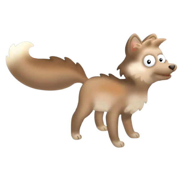 Коричневый песец