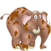 Elefante marrón