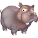 Hipopótamo gris
