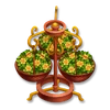 Hängende Blumen