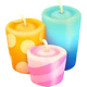 Bougies Colorées