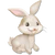 Conejito blanco