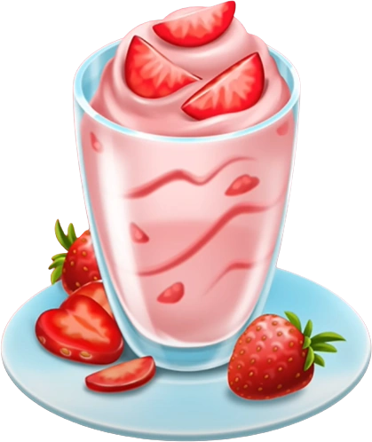 Клубничный йогурт