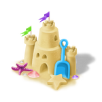 Sandcastle decoration