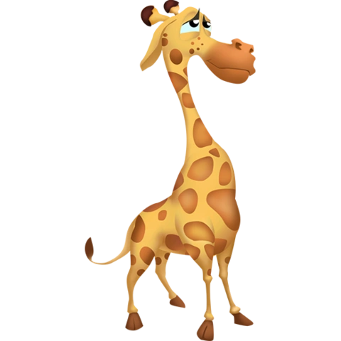 Жёлтый жираф